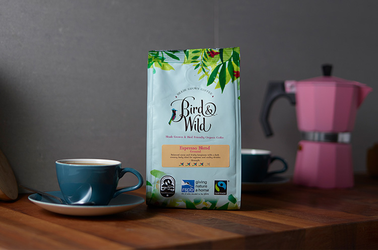 Lifestyle photo of Bird & Wild coffee