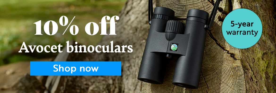 10% off Avocet binoculars. Shop now.