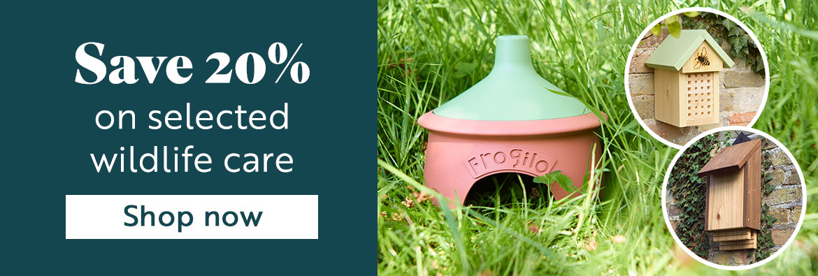 Save 20% on selected wildlife care. Shop now!
