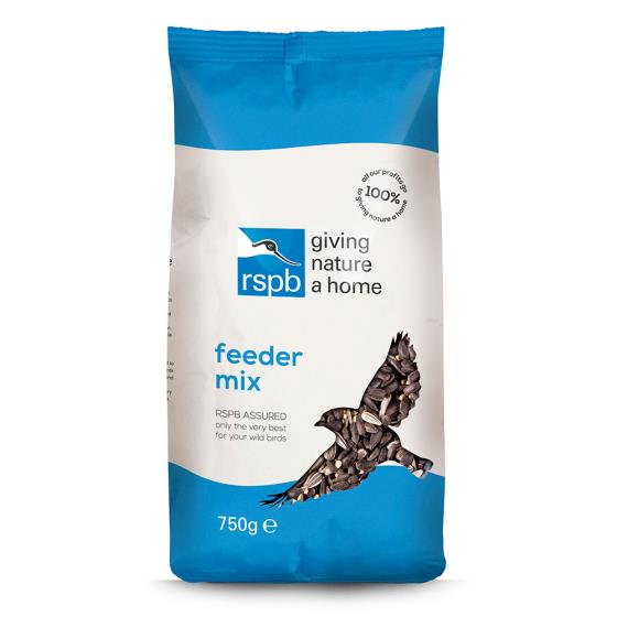 Feeder mix bird food 750g product photo back L