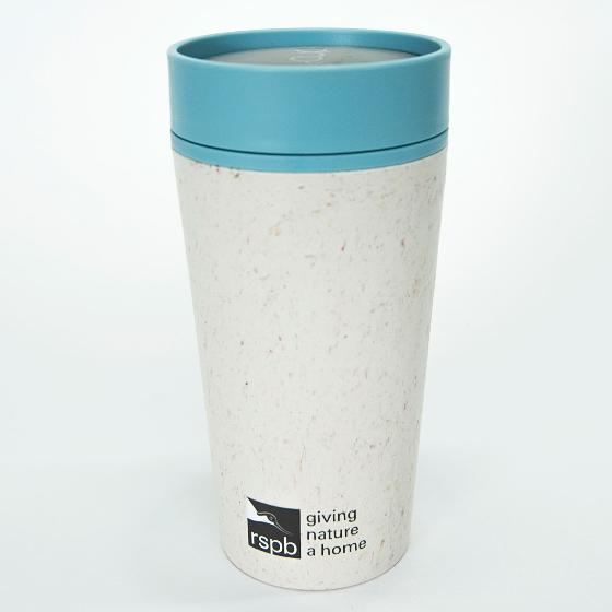 RSPB Circular&Co. reusable leak proof insulated mug, 340ml product photo front L