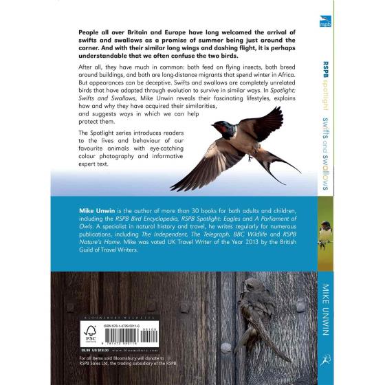 RSPB Spotlight swifts and swallows product photo front L