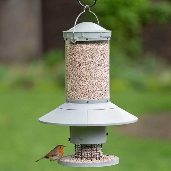 Automatic bird feeder with timer product photo ai5 L