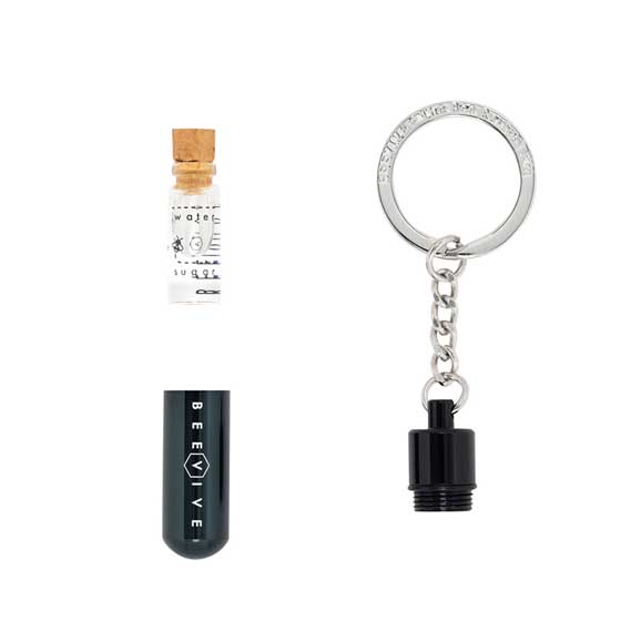 Beevive bee revival kit keyring, black product photo side L