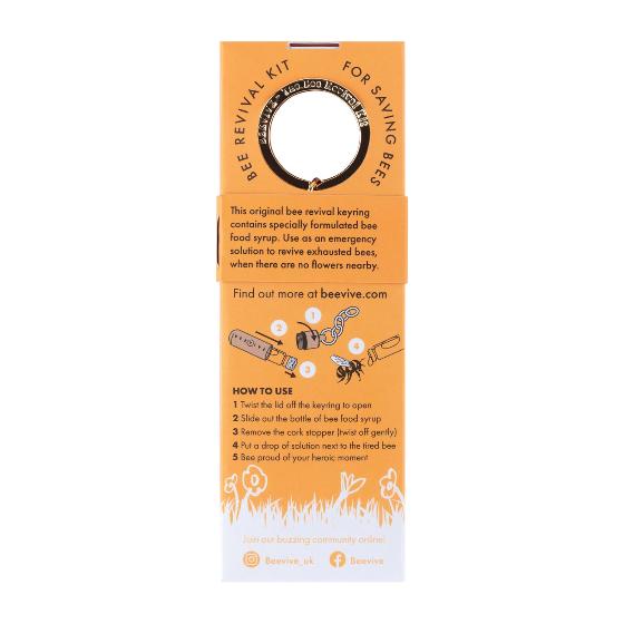 Beevive bee revival kit keyring, gold product photo ai6 L