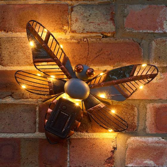 Solar bumblebee garden wall art product photo default L