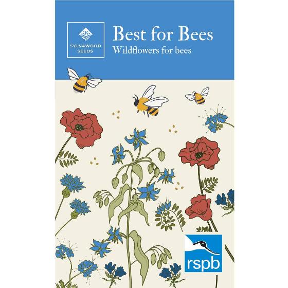 RSPB Best for bees wildflower seed pack product photo default L