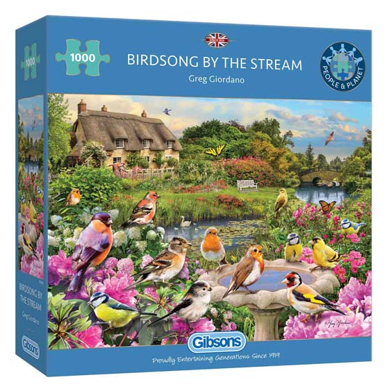 Birdsong by the stream jigsaw puzzle, 1000-piece product photo default L