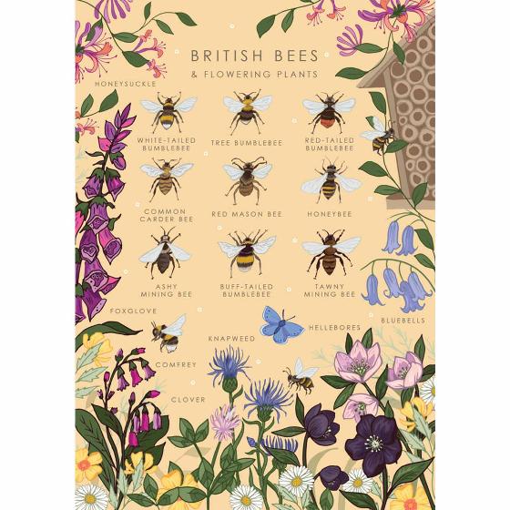 British bees greetings card product photo default L