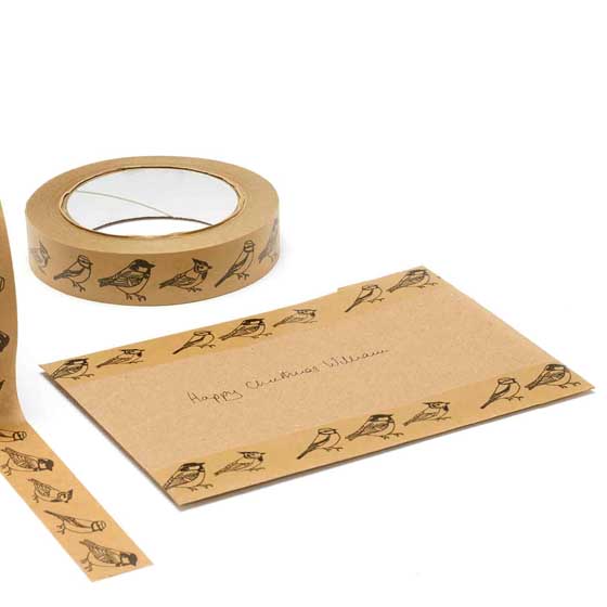 British tits eco-friendly paper tape product photo back L