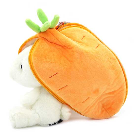 Flipetz Bunny carrot hideaway plush product photo side L