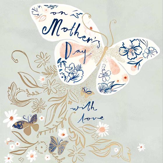 Butterfly Mother's Day card product photo default L