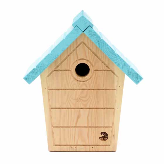 RSPB Cabin nest box, aquamarine product photo ai5 L