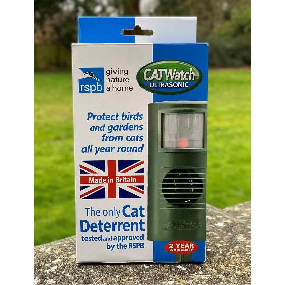CATwatch cat deterrent with mains adaptor product photo back L
