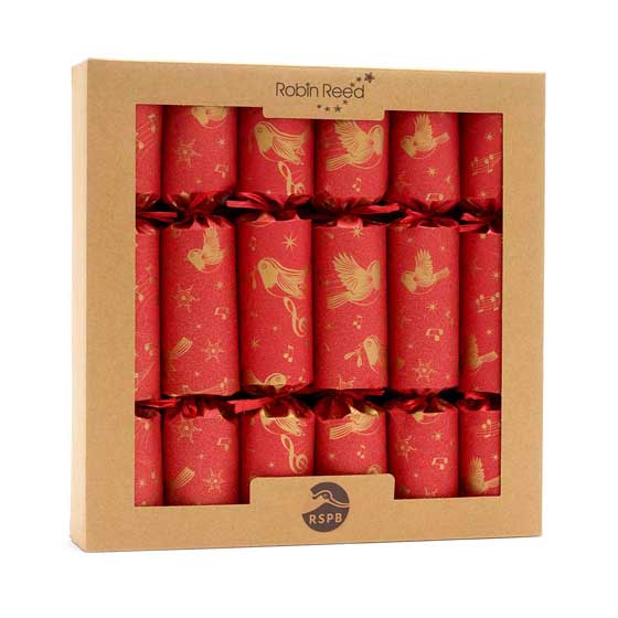 Christmas chorus recycled crackers with chocolate, box of six product photo default L