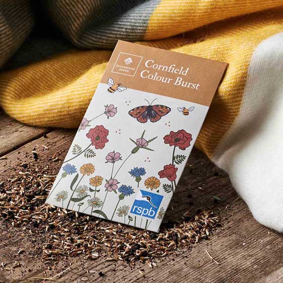 Cornfield annual wildflower seed mix product photo side L