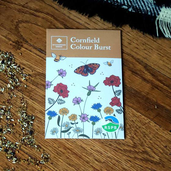 Cornfield annual wildflower seed mix product photo side L