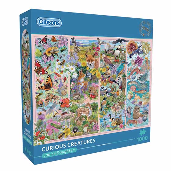 Curious creatures jigsaw puzzle, 1000-piece product photo default L