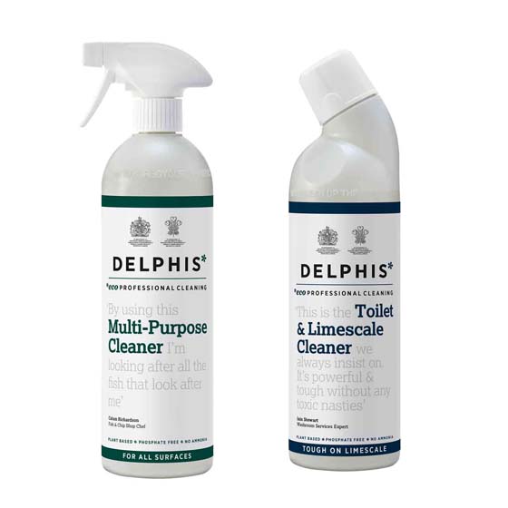 Delphis eco-friendly cleaning products bundle product photo back L