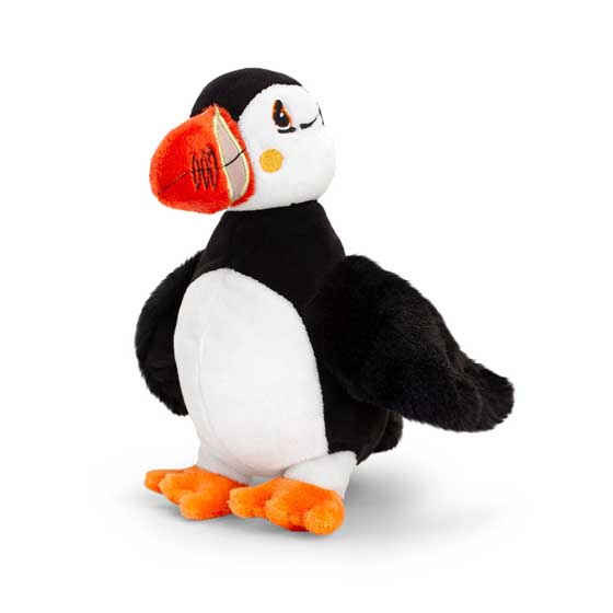 Eco puffin plush soft toy, 20cm product photo default L