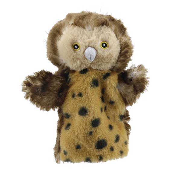 Tawny owl eco puppet, 25cm product photo default L