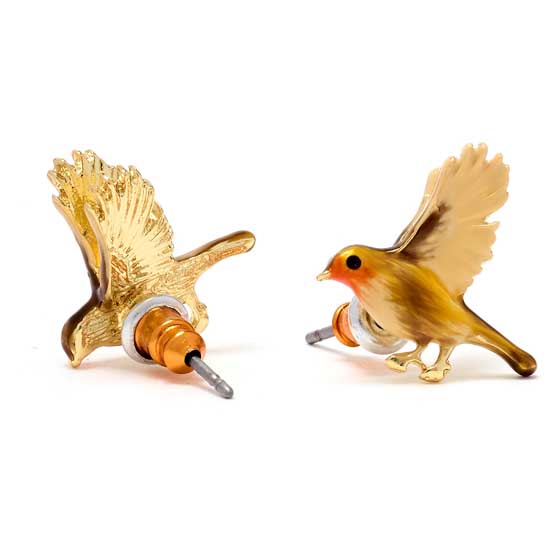 Fable Robin stud earrings product photo side L