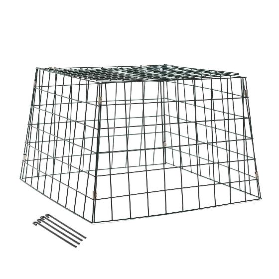 RSPB Ground bird feeder protector - wide mesh product photo back L
