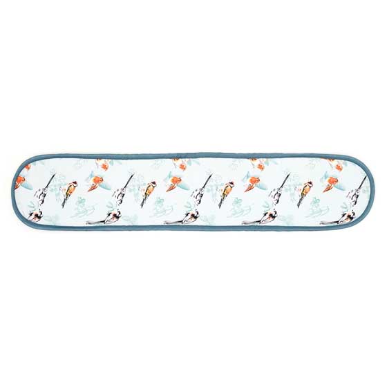 RSPB Frosty meadow bird double oven gloves product photo front L