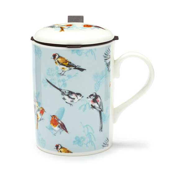 RSPB Frosty meadow tea infuser mug product photo default L