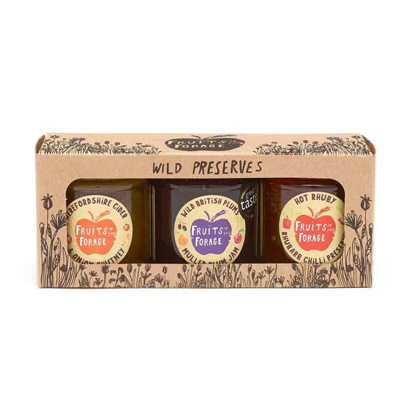 Fruits of the Forage preserves gift set product photo side L