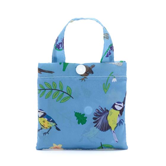 Garden birds foldable Eco Chic shopping bag product photo side L