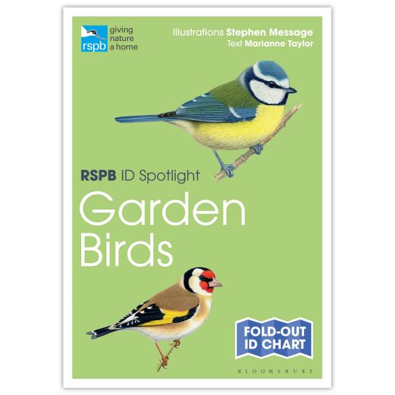 Garden birds identifier chart - RSPB ID Spotlight series product photo default L