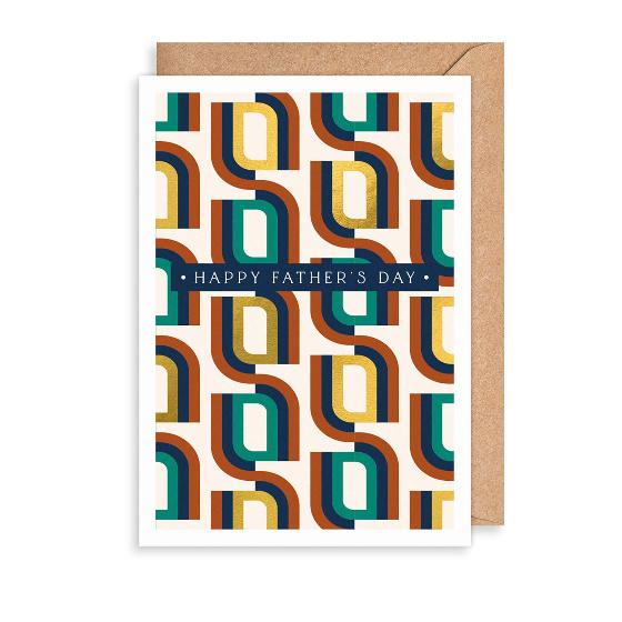 Geometric Father's Day card product photo default L
