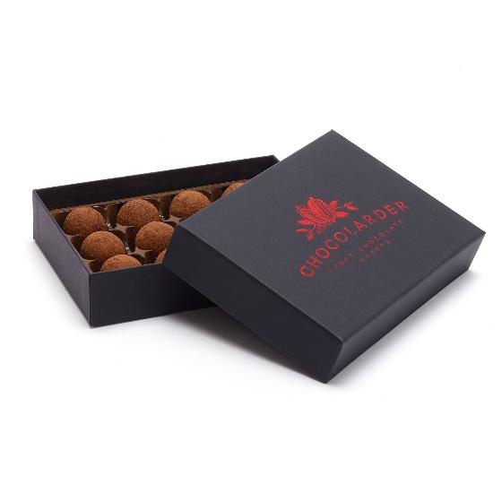 RSPB Gola milk chocolate truffles product photo back L