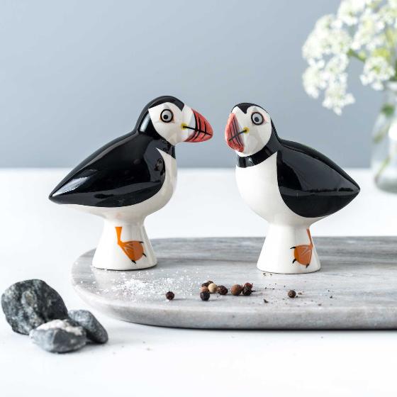 Hannah Turner puffin salt and pepper shakers product photo default L