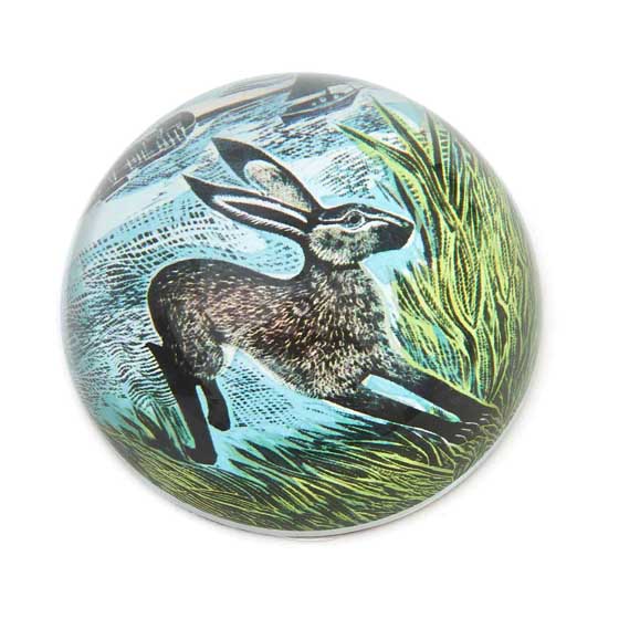 Young hare crystal paperweight product photo default L