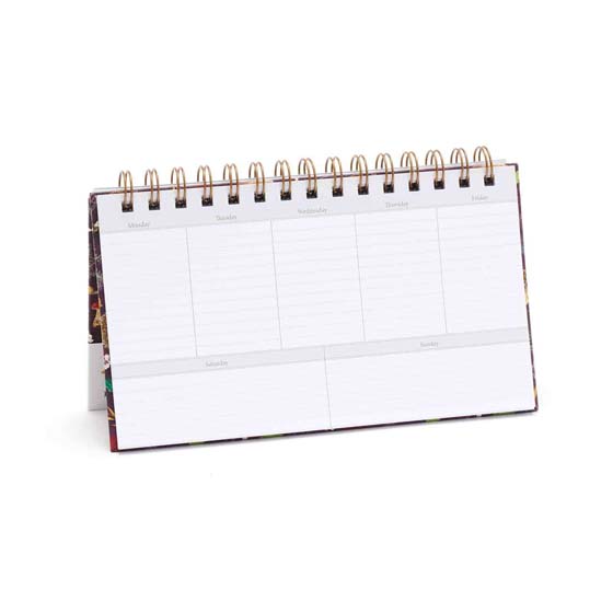 RSPB Hedgehog weekly planner, Beyond the hedgerow collection product photo side L