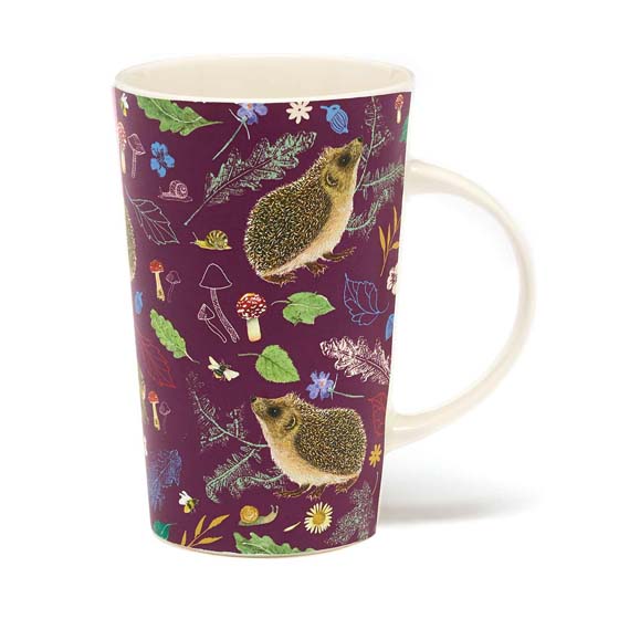 RSPB Hedgehog latte mug, Beyond the hedgerow collection product photo default L