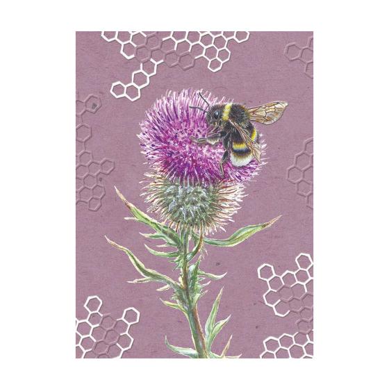 RSPB In the wild bee greetings card product photo default L
