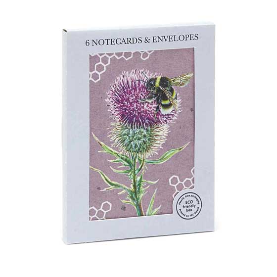 RSPB In the wild mini bee notecards pack product photo default L