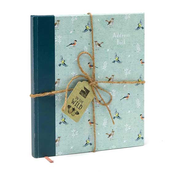 RSPB In the wild birds address book product photo side L