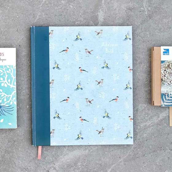 RSPB In the wild birds address book product photo front L