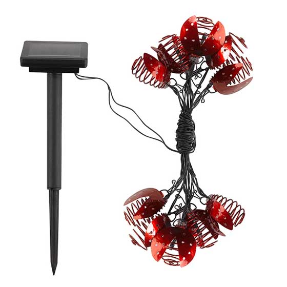 Ladybird solar string lights product photo ai5 L