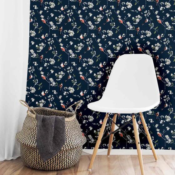 Lorna Syson wallpaper, navy product photo default L