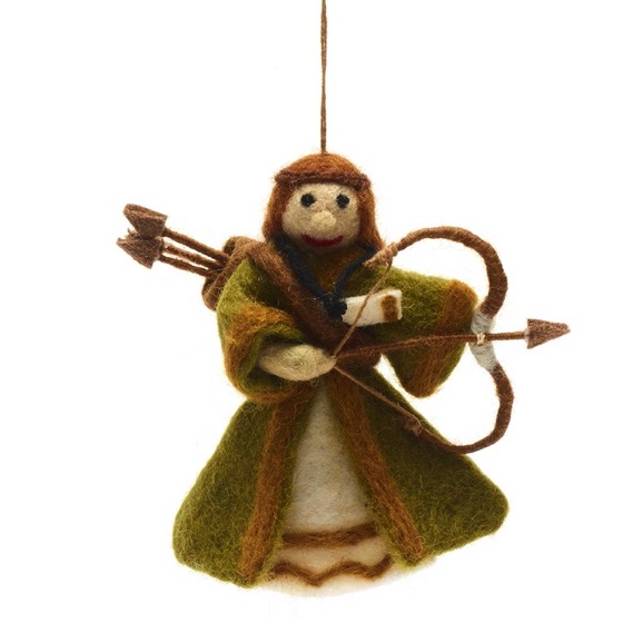 Maid Marian Christmas tree hanging decoration product photo default L
