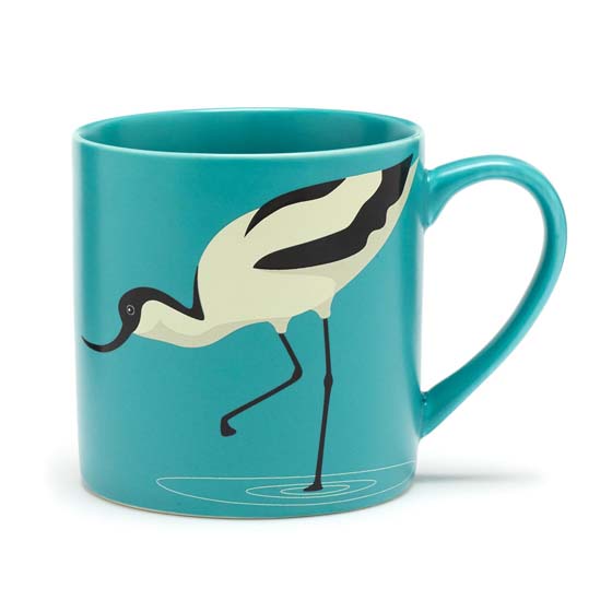RSPB Avocet bird mug, Making a splash collection product photo default L