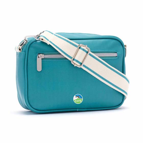 RSPB Cross-body Kingfisher bag, Making a splash collection product photo back L
