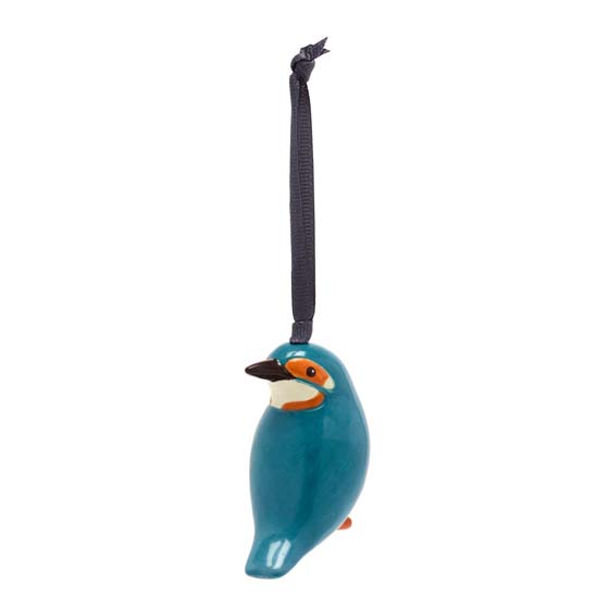 RSPB hanging Kingfisher ornament product photo back L