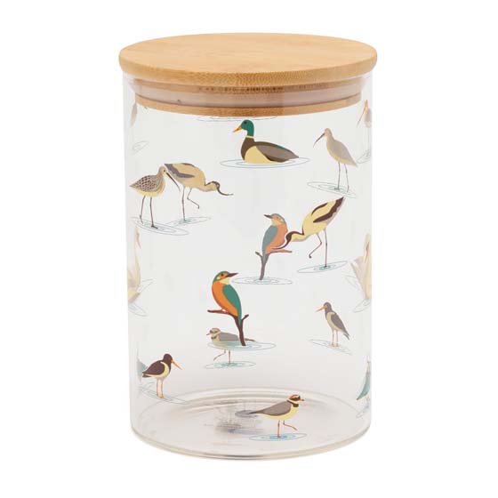 RSPB Bird glass storage jar - 950ml, Making a splash collection product photo default L