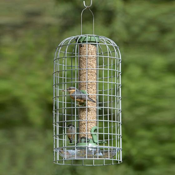 RSPB Ultimate easy-clean® seed bird feeder, medium, with guardian & seed tray product photo default L